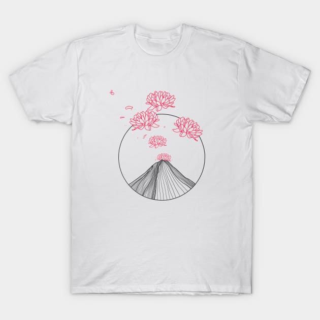 Volcano T-Shirt by cuadrado